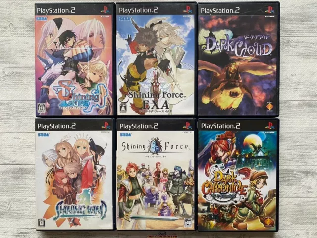 SONY PS2 SHINING Tears Wind & Force EXA & Neo & & Popolocrois set 