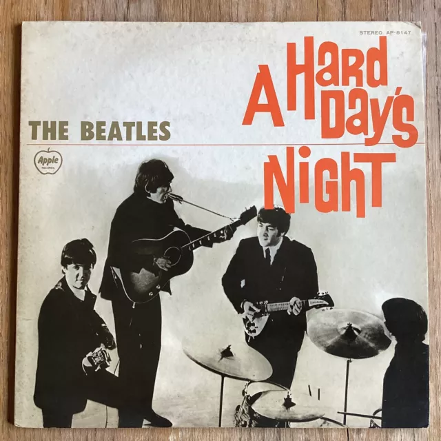 The Beatles A Hard Day's Night Vinyle LP 1974 RE JAPON AP-8147 EX/VG+