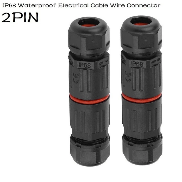 Câble Connecteur Étanche IP68 Pour Onduleur Solaire Deye - Intérieur Et Extérieur - Diam. Fil 13 Mm