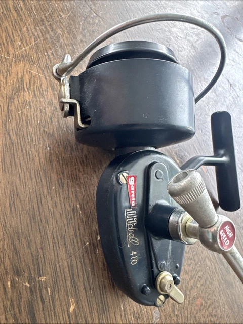 Rare Vintage Garcia Mitchell 410 DL In Wood Box Read Description