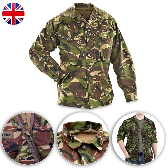 BRITISCHE ARMEE HEMD FAWN British Army Bluse Uniformhemd Khaki Militärhemd EUR 8,00 - DE
