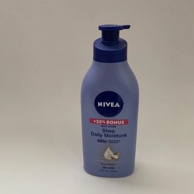 Nivea Smooth Daily Moisture Body Lotion for Dry Skin Shea Butter 21 Floz