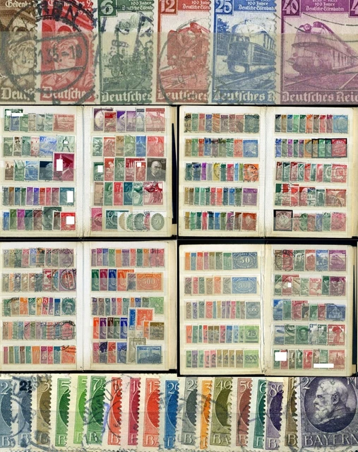 #859 Deutschland Reich Classic Collection 373 Unterschiedlich Vom Alten...