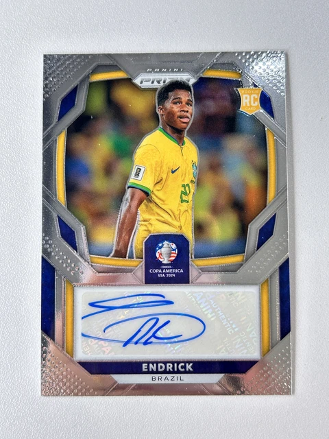 Maillot Porté En Match Par Endrick - Brésil 2024 Tournoi CONMEBOL - Très Rare - Occasion (Collector)