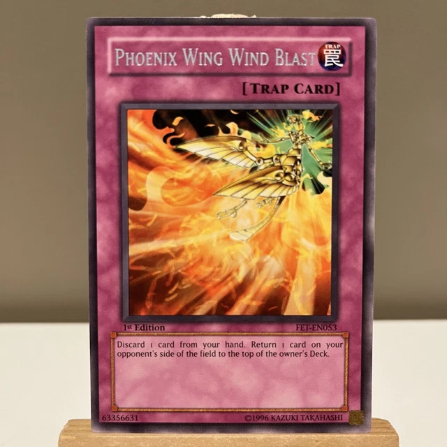 1st Ed Phoenix Wing Wind Blast Flaming Eternity FET-EN053 Rare Yu-Gi-Oh Card NM