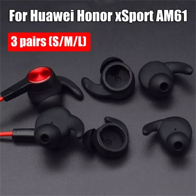 Hook Earphone Cover Earbuds Tips Eartips Silicone For Huawei Honor xSport AM61