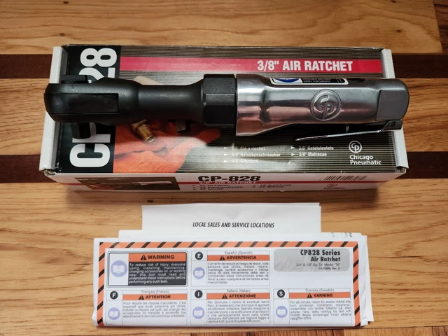 Chicago Pneumatic CP828 3/8" Drive Heavy Duty Ratchet 3