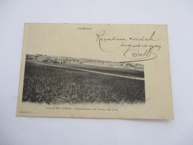 CPA AFRIQUE LE Maroc 1907-1911 Campagne Du Maroc Vue De Settat Cote CPA AFRIQUE LE Maroc 1907-1911 Campagne Du Maroc Vue De Settat Cote