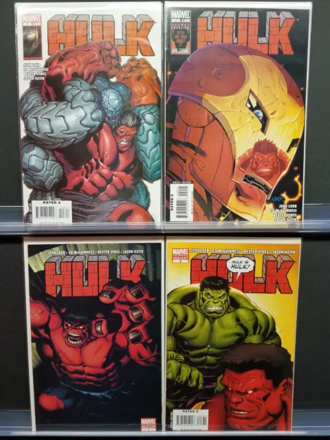 Hulk #2 #2 Marvel 2008 + 2 Variants Jeph Loeb Ed Mcguinness 1St Full Red Hulk!