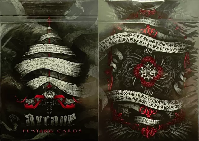 USPCC Arcane Red Playing Cards – not Bicycle - Limited Edition - SEALED