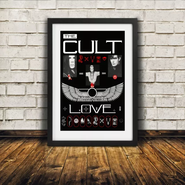 The Cult, Love, Music Poster - High Quality Premium Poster Print