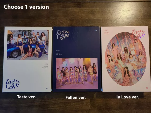 Twice - Taste of Love album - w/ pre-order photocard set