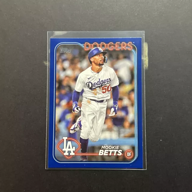 2024 TOPPS SERIES 1 Mookie Betts bleu parallèle 250 Los Angeles