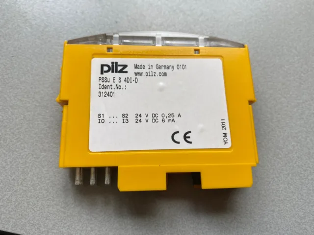 Pilz Pssu E S 4DI-D 312401 Electronic Module