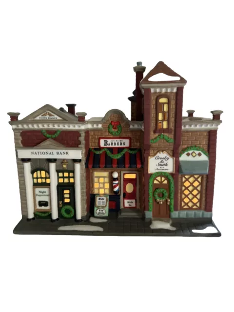 Dept 56 Village Christmas in the City  Riverside Row Shops Heritage 58888