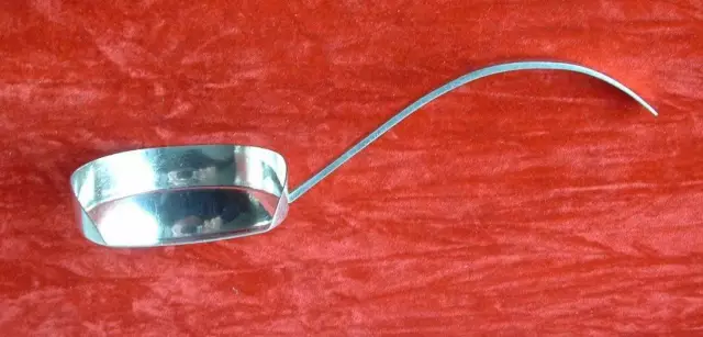 Antique silver plated serving spoon / ladle by James Deacon