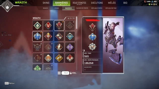COMPTE APEX LEGENDS Pc | 3 Heirlooms | 33000K | Badge Pred/Master | Mp Info EUR 500,00 - FR