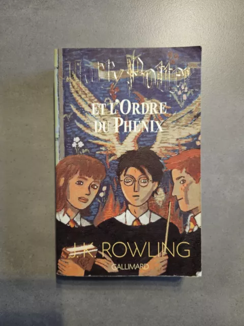 Livre Harry Potter et l’ordre du Phénix Grand format Gallimard Tome 5