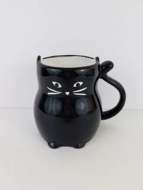 Tag Black Cat Large 14oz Ceramic Coffee Mug