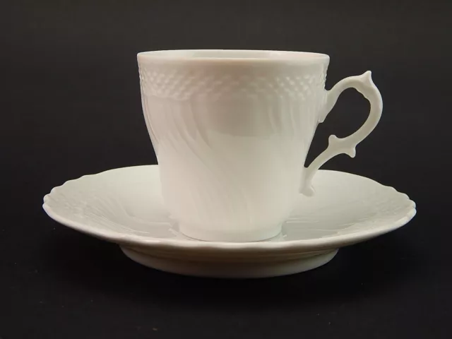 Preziosa Rara Richard Ginori Tazzina Caffe' Porcellana Bianca Vecchio Ginori