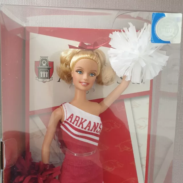 Barbie University of Arkansas 2011 NRFB Blonde 2