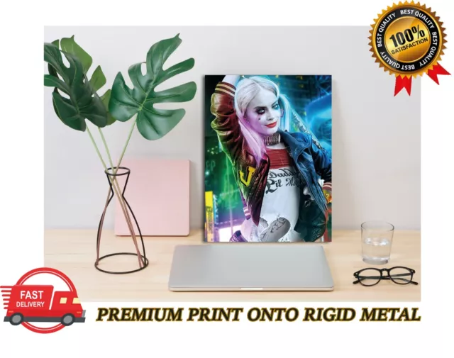 Harley Quinn Classic Movie Premium METAL Poster Art Print Gift