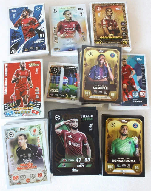 Collection Complète Match Attax 2024-25 Chelsea - 18 Cartes
