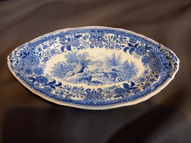 ★★★Villeroy Et Boch - Burgenland Bleu - Ravier 23 X 13.5★★★