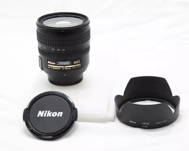 NIKON AF-S NIKKOR 24-85mm F3.5-4.5 G ED LENS [Near Mint]