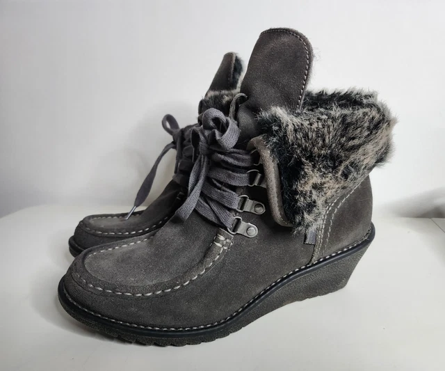 Fat face fur lined boots on sale