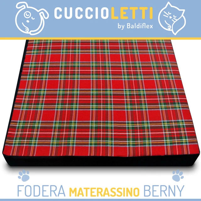 FODERA PER CUCCIA CUSCINO MATERASSINO LETTO CANE, MODELLO BERNY, by Cuccioletti