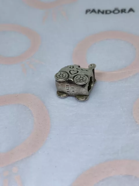 Genuine Pandora New Baby Carriage Pram Buggy Charm ALE 925 #792102CZ 3