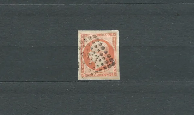 FRANCE - 1853 YT 16 - 40 c. orange