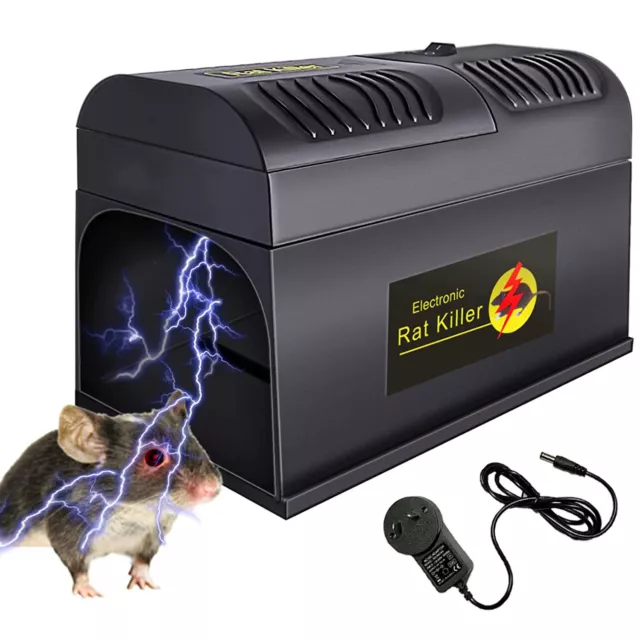 PREMIUM ELECTRONIC RAT Rodent Mouse Zapper Kill Trap AU Adapter Stock Fast  Post $45.99 - PicClick AU
