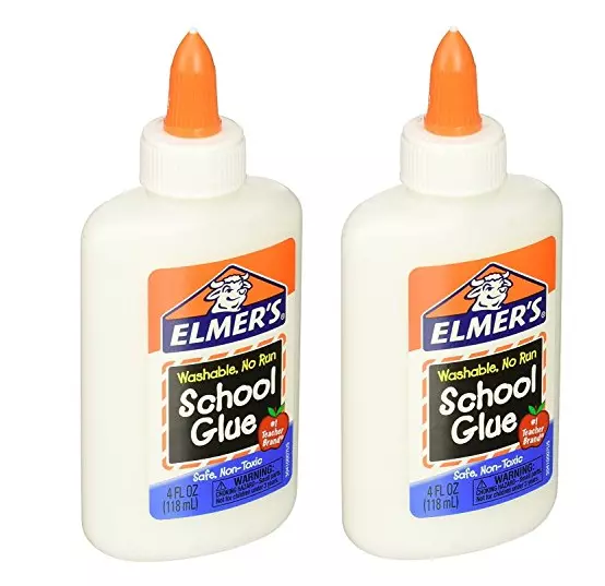 ELMERS LIQUID SCHOOL Glue rEpMsc, Washable, 4 Ounces, 2 Count