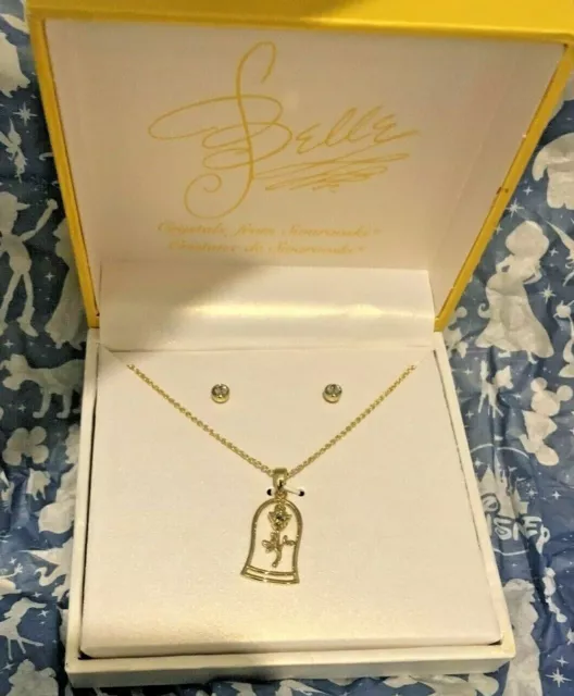 Disney Store Belle Jewelry Set for Girls Beauty and the Beast 2