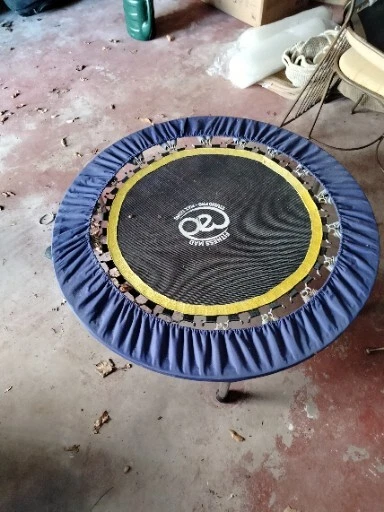 VOTED BEST PRO Rebounder Trampoline at Home Gym Physio Black