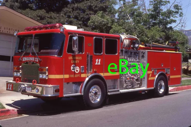 Fire Truck Photo Los Angeles Rare KME Renegade CAFS Engine Apparatus Madderom