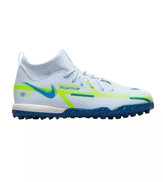 Nike Futsal Jr Phantom GT2 Academy Df Tf, Futsal - 054 (Fußball Grey / Dark