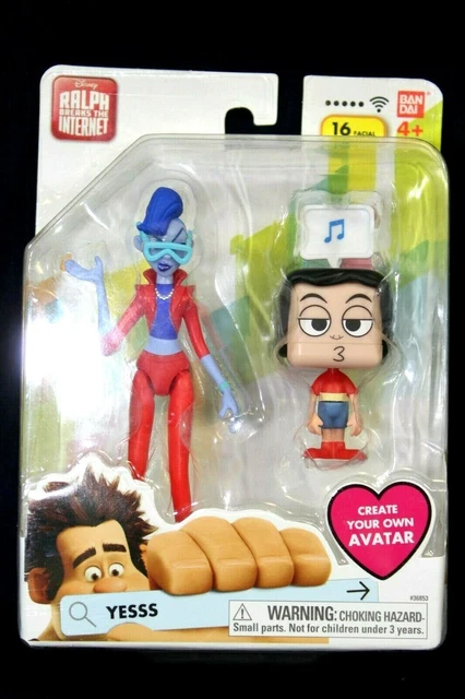 Yessss Ralph WRECK-IT RALPH BREAKS the Internet Yesss Figure Set Bandai 2018 NEW in ...