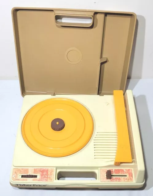 Vintage 1978 Fisher Price Record Player Model 825 Kid Phonograph Turntable Works