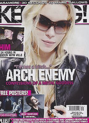 #1178 KERRANG vintage import music magazine - ARCH ENEMY - FOO FIGHTERS