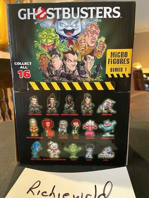 Factory sealed case of 24 GHOSTBUSTERS CRYPTOZOIC  Blind bags with Display box