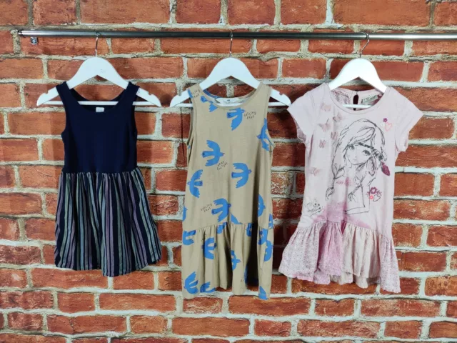 Girls Bundle Age 4-5 Years Gap H&M Next Short Sleeve Summer Dress Set Pink 110Cm
