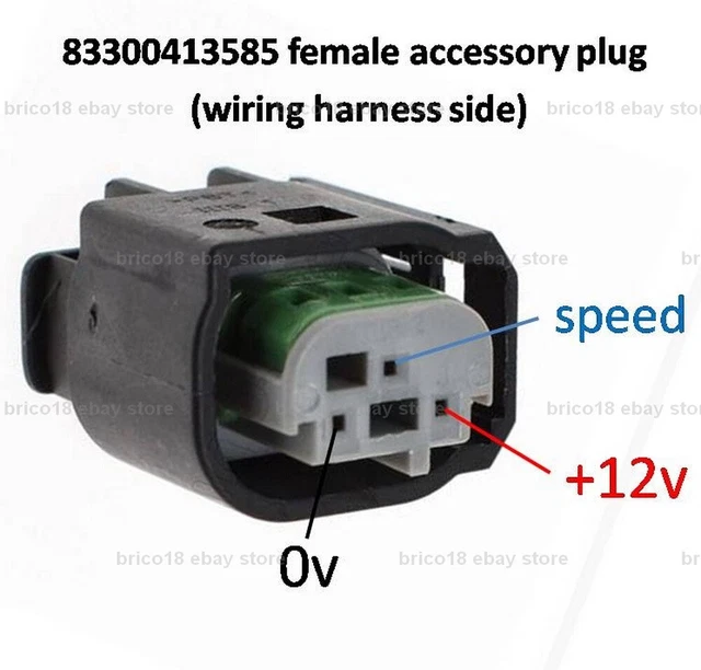BMW Y Accessory Cable 83300413585 30cm/20awg/3p - R1200 R1250 GS RS RT XR S1000 3