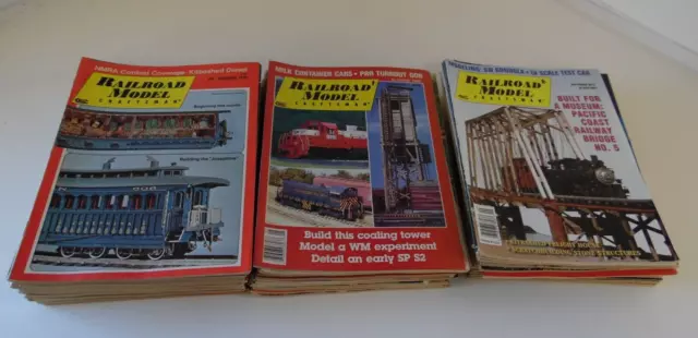 Menge 52 Ausgaben - Eisenbahn Modellhandwerker Zeitschriften 1970 - 2012