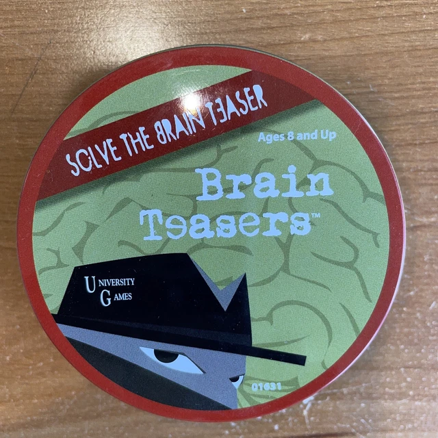 BRAIN TEASERS GAME Solve The Brain Teaser University Games 2 +Players