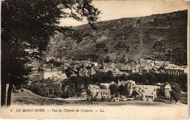 CPA LE MONT-DORE View of the Chemin du Capucin (1256541)