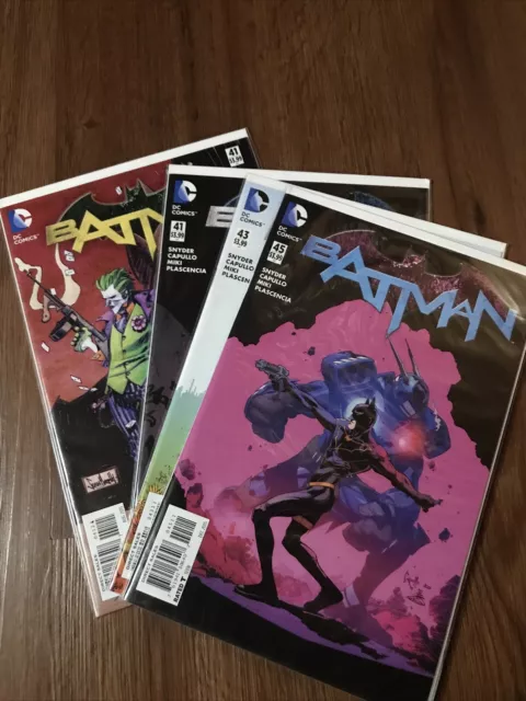 BATMAN DC Comics 4 Issue Lot New 52  Scott Snyder NM