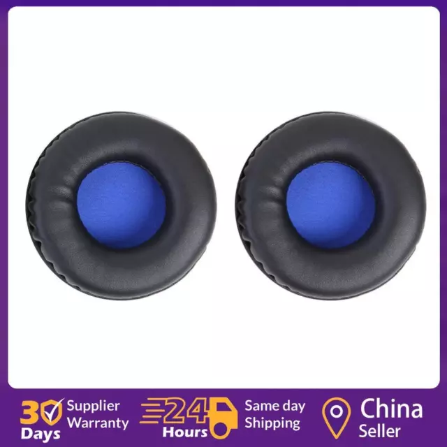 1 Pair Earpad Cushion Cover for Skullcandy Hesh 2.0 Headset (Black+Blue) ☘️